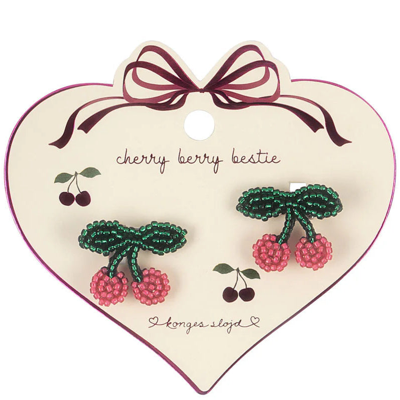 * Konges Sløjd 2-Pack Hairclips Bow | Kersen