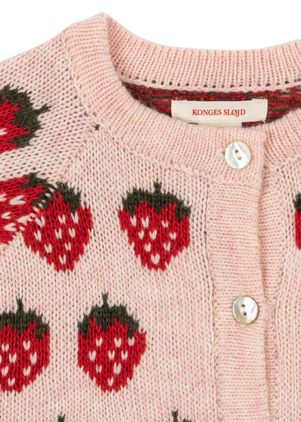 Konges Sløjd Belou Cardigan | Strawberry