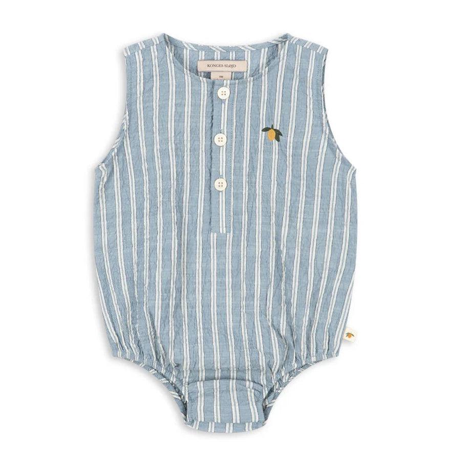 * Konges Sløjd Romper Elliot | Trio Blue Stripe