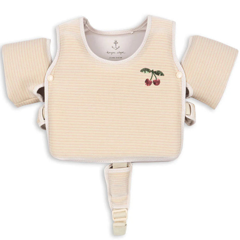 * Konges Sløjd Hollis Puddle Jumper Zwemvest Met Zwembandjes | Rose Stripe
