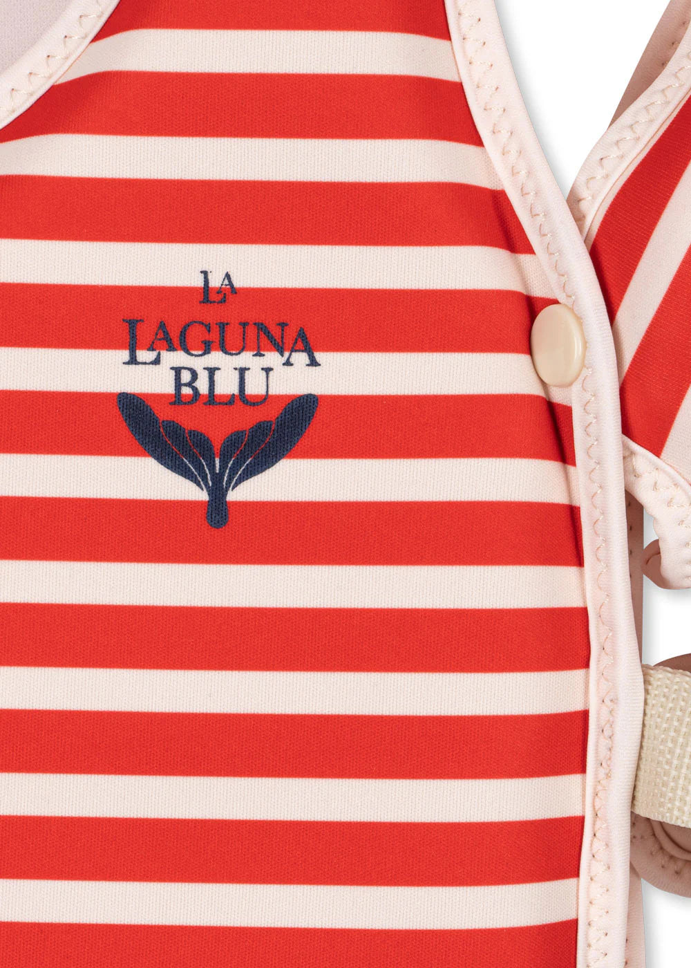 Konges Sløjd Hollis Puddle Jumper Zwemvest Met Zwembandjes | Stripe Rouge