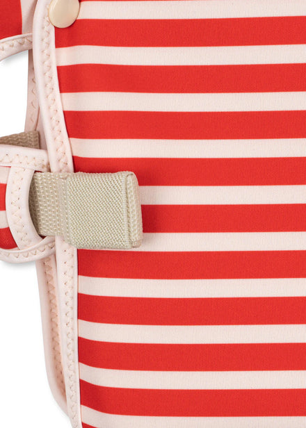 Konges Sløjd Hollis Puddle Jumper Zwemvest Met Zwembandjes | Stripe Rouge