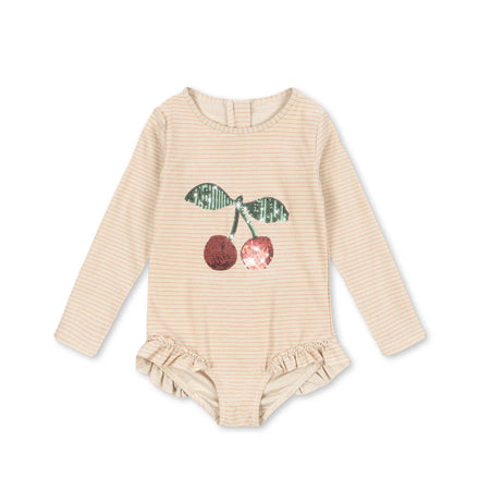 Konges Sløjd Badpak Jade | Rose Stripe