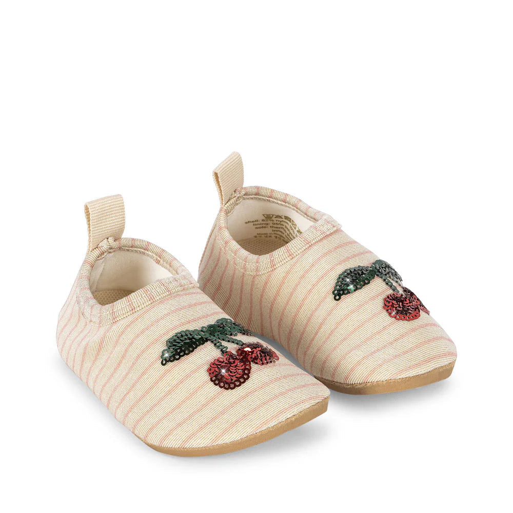 Konges Sløjd Zwemschoentjes Jade | Rose Stripe
