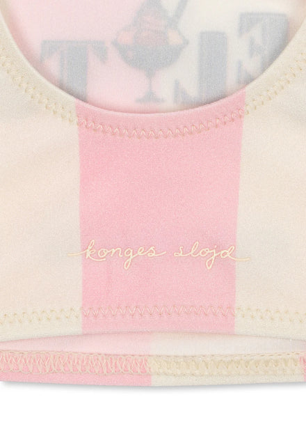 Konges Sløjd Bikini Pomia | Candy Stripe Rose