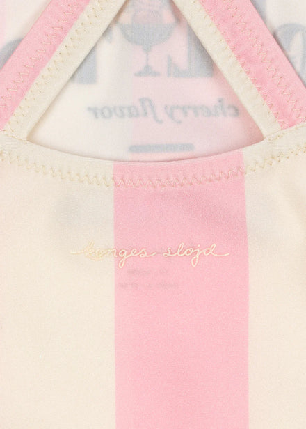 Konges Sløjd Badpak Pomia | Candy Stripe Rose
