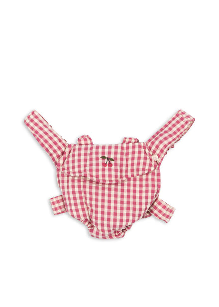 Konges Sløjd Doll Carrier | Bubblegum Check