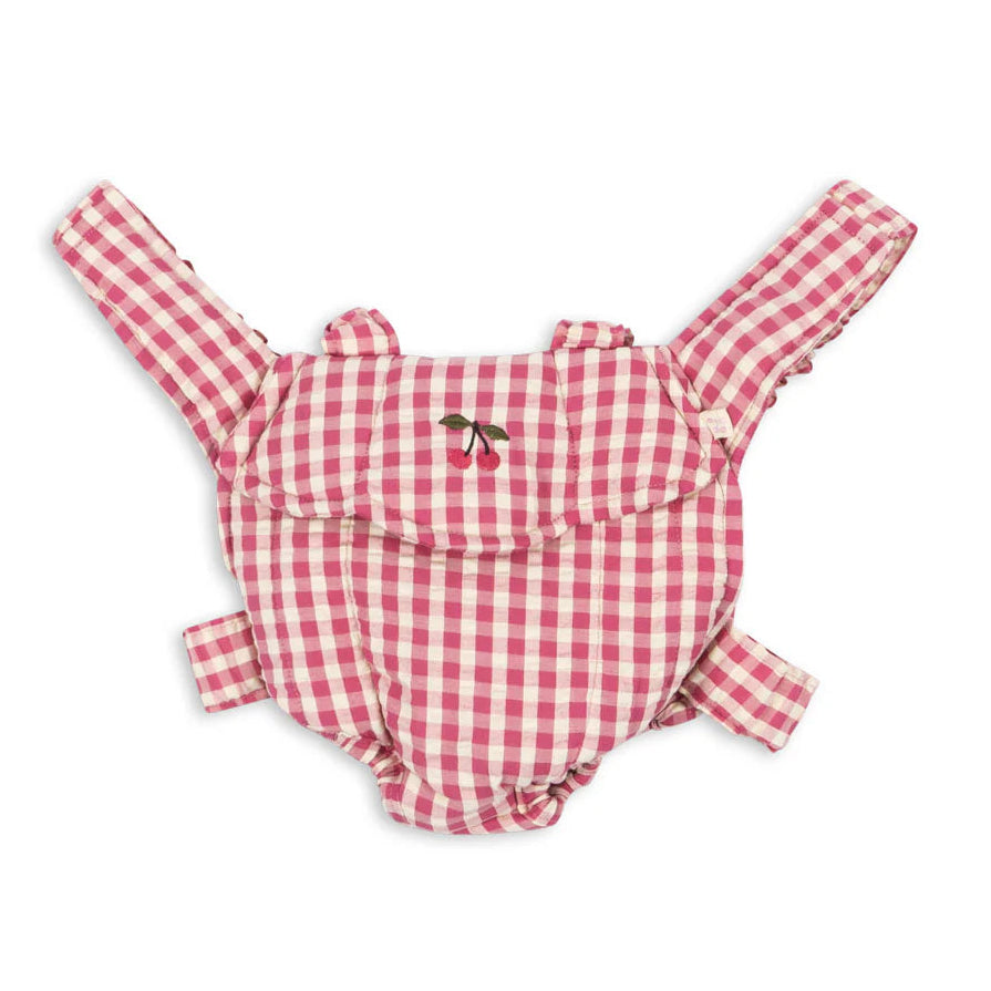 Konges Sløjd Doll Carrier | Bubblegum Check