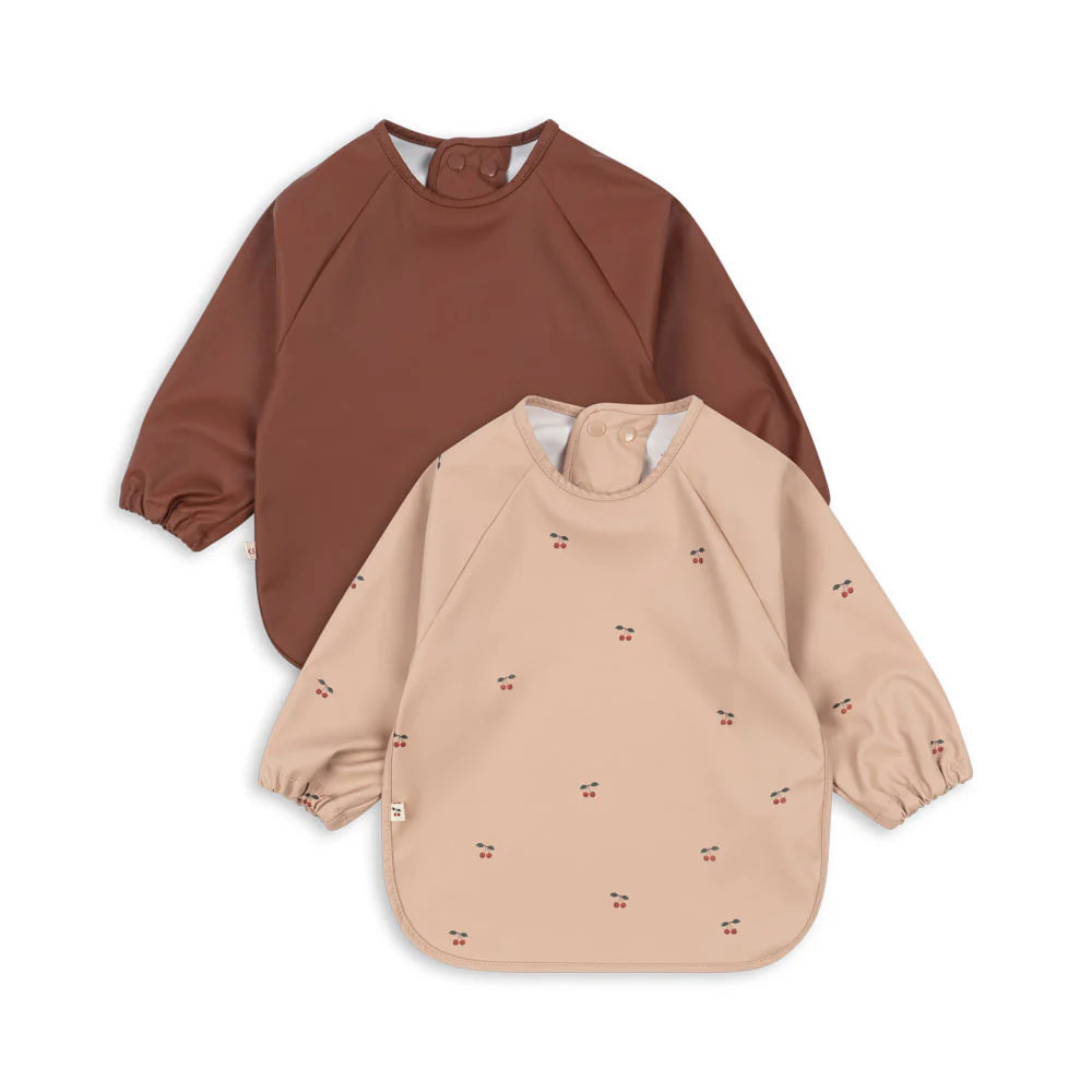 Konges Sløjd Slab Afwasbaar 2-Pack Longsleeve | Cherry