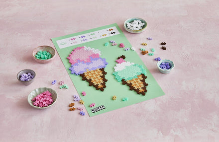Plus Plus Puzzle By Number | Ice Cream Cones