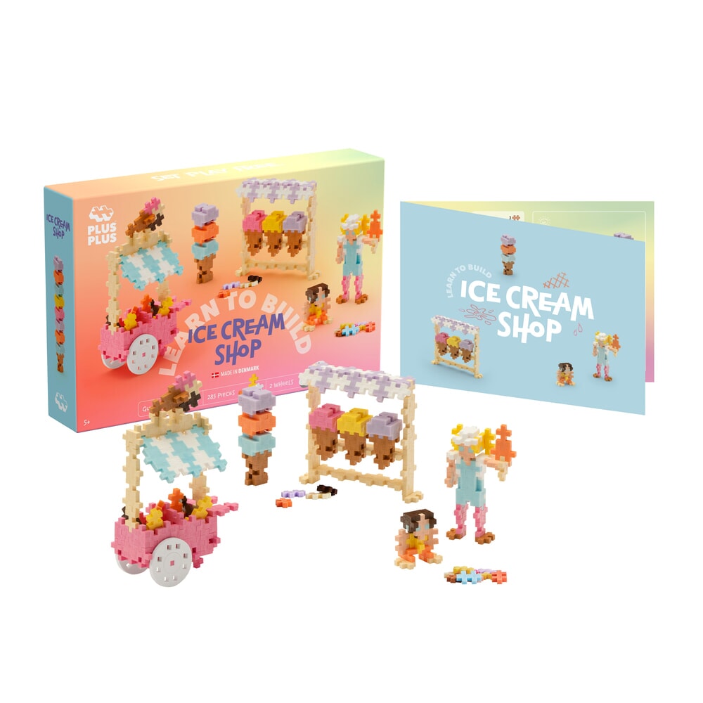 Plus Plus Learn To Build | Ice Cream Shop