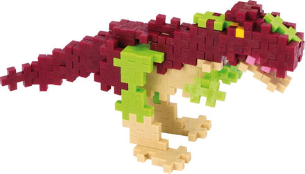 Verpakking van de Plus-Plus T-Rex tube met instructieboekje