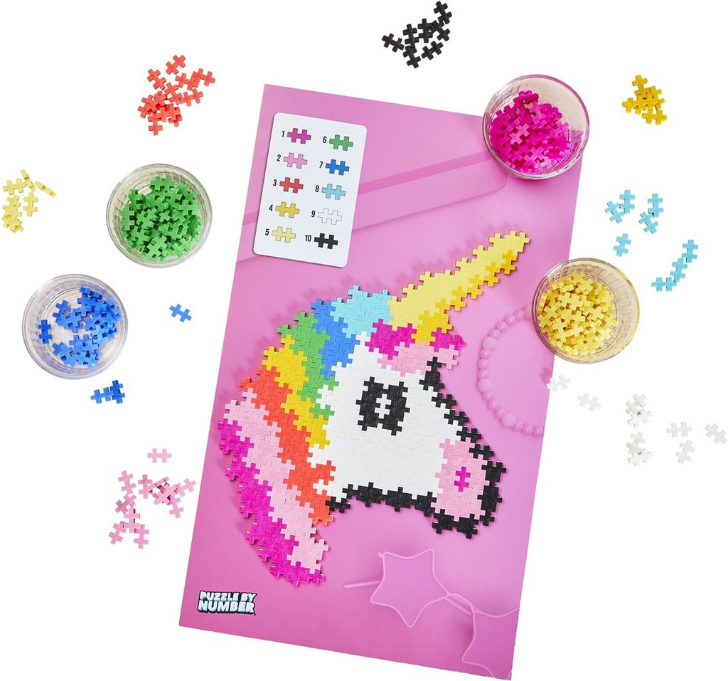 Plus Plus Puzzle By Number | Eenhoorn