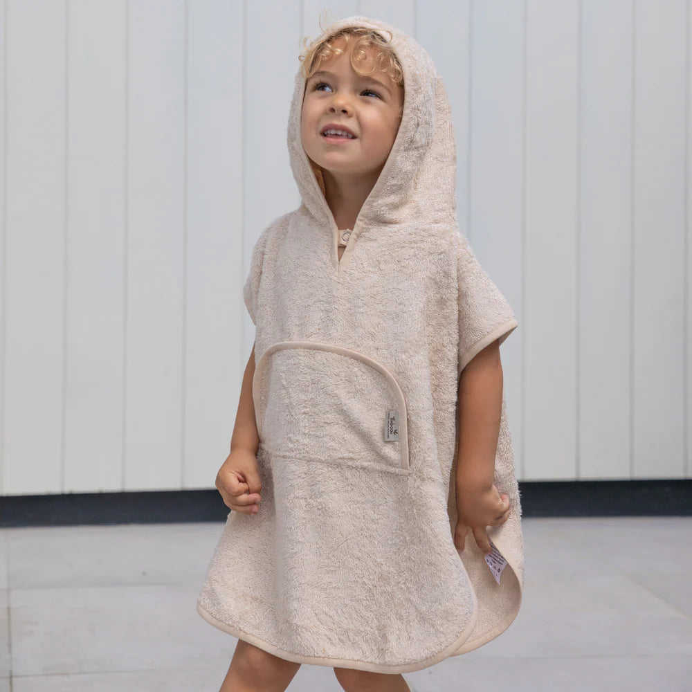 Timboo Poncho Met V-Hals Bamboo 4-6Y | Jungle Green