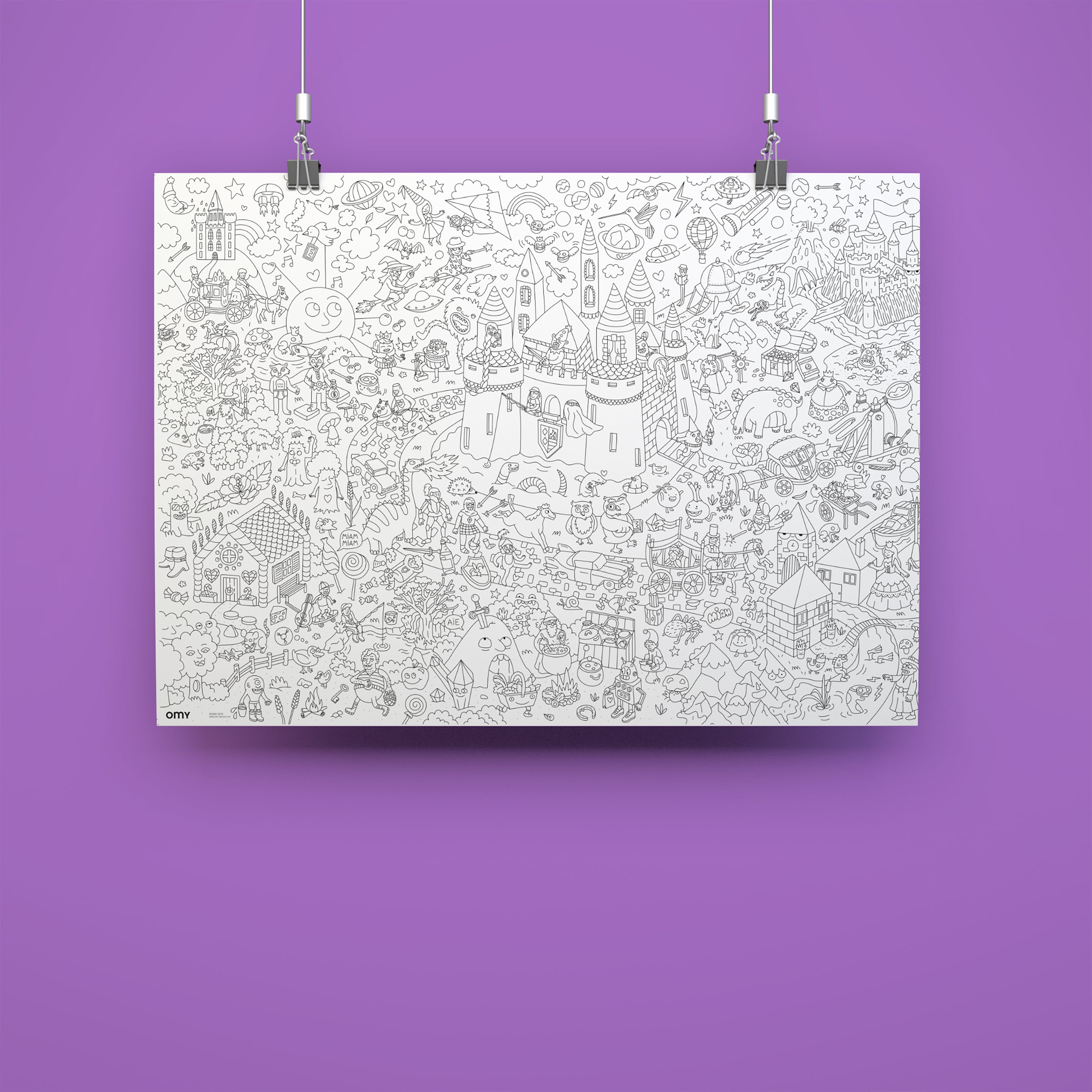 Omy Gigantische Kleurposter | Magic