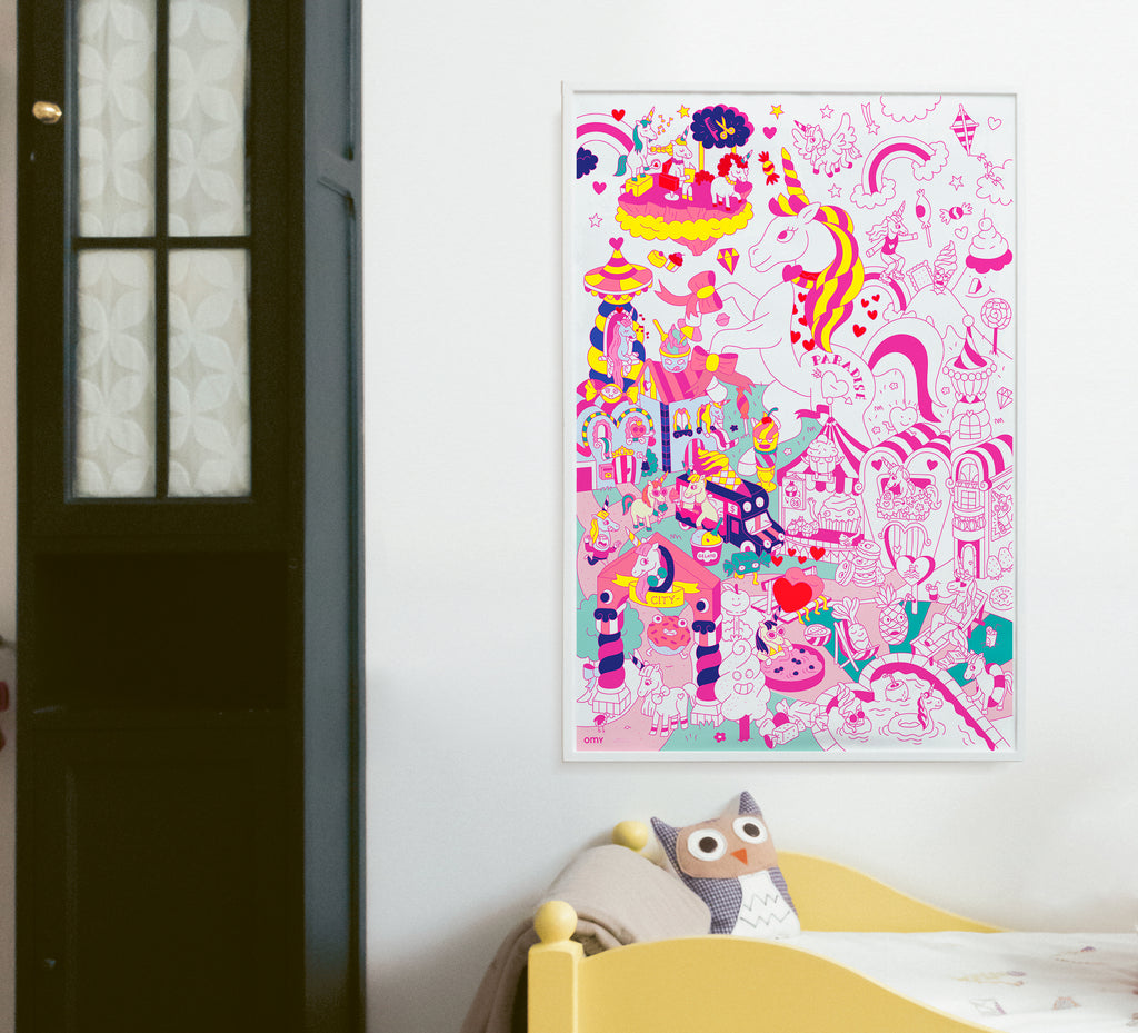 Omy Gigantische Kleurposter | Lily