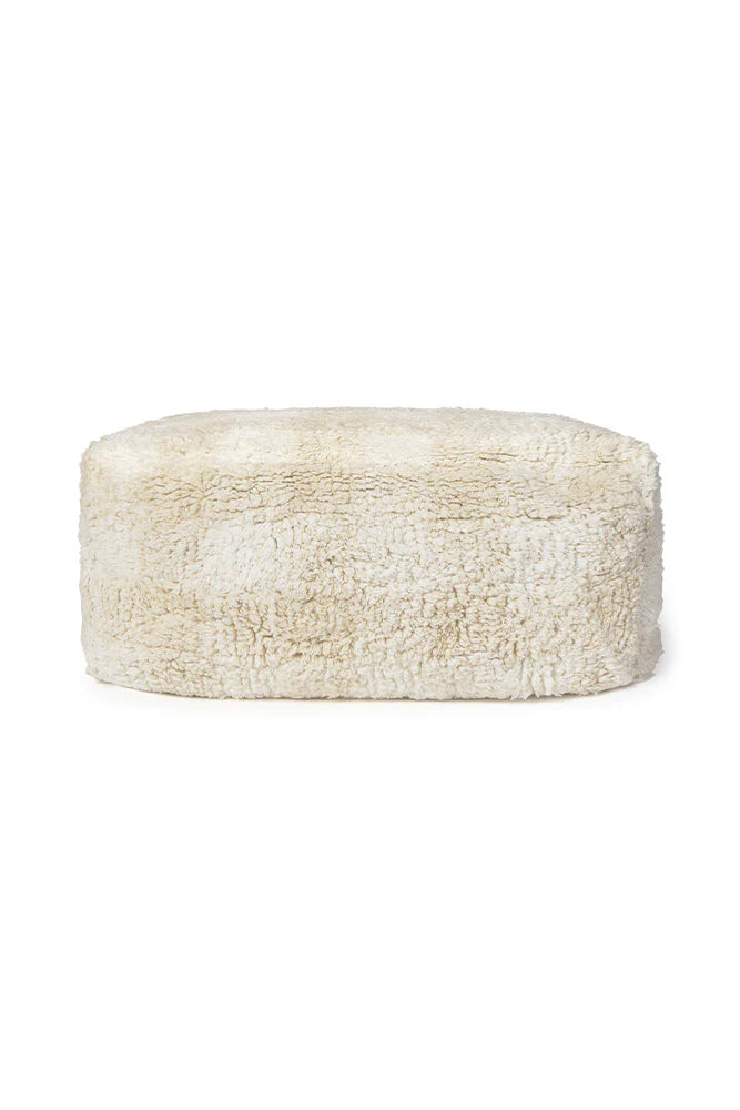 Lorena Canals Pouffe | Vichy Ivory
