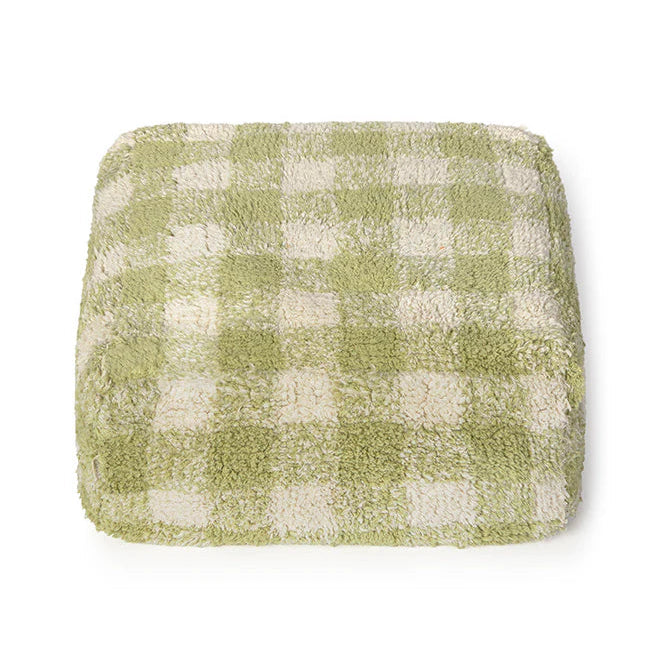 Lorena Canals Pouffe | Vichy Matcha
