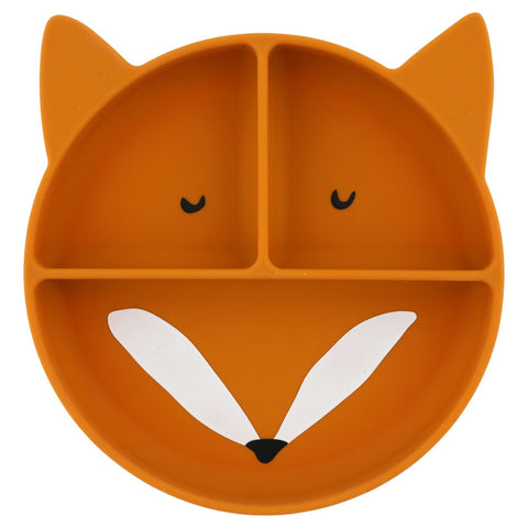 Trixie Silicone Bord met Zuignap En Verdeelvakjes | Mr. Fox