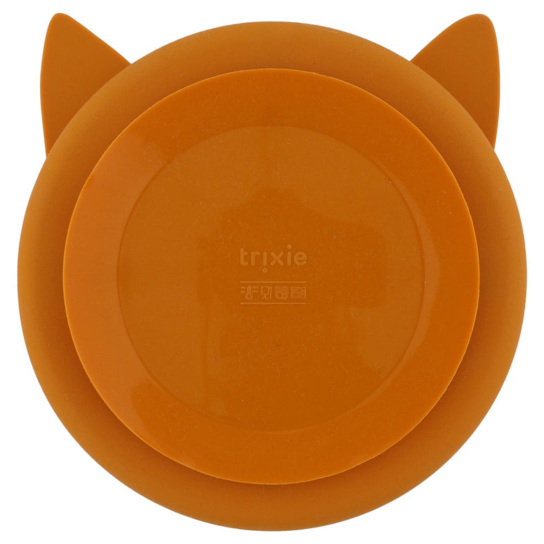 Trixie Silicone Bord met Zuignap En Verdeelvakjes | Mr. Fox