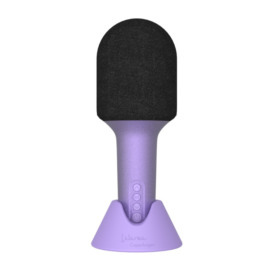* Lalarma Glitter Groove Microfoon 2-in-1 | Paars