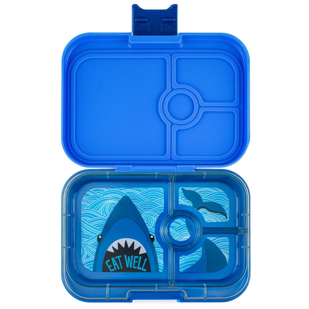 Yumbox Panino 4 Vakken Lekvrije Lunchbox | Surf Blauw Haai