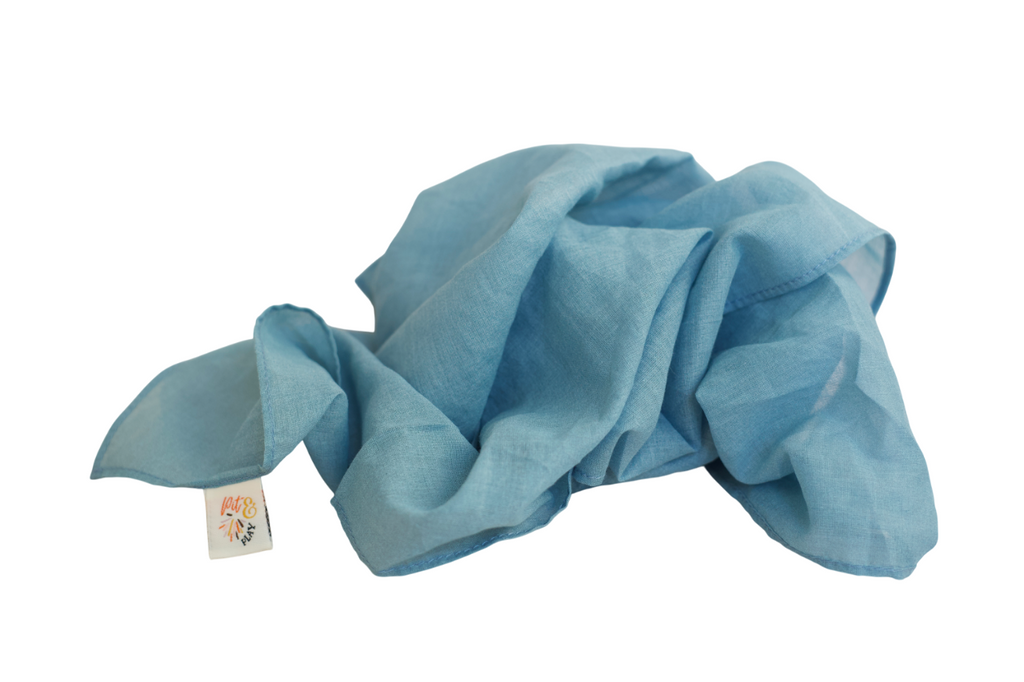 Pit & Play Pastel Speeldoek 48x48cm | Blauw
