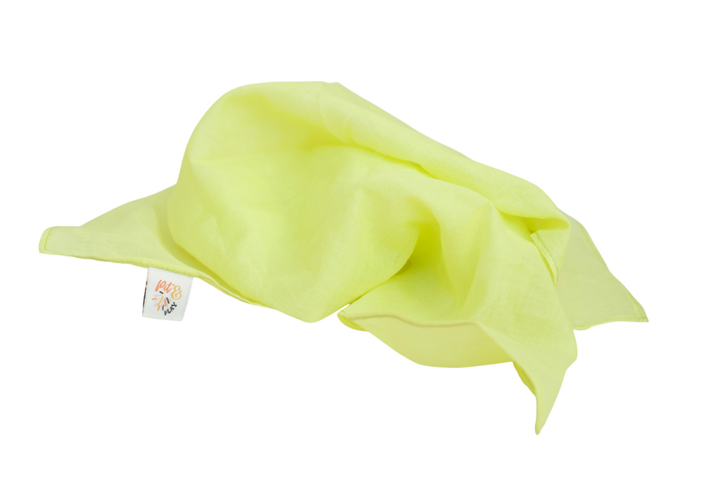 Pit & Play Pastel Speeldoek 48x48cm | Geel