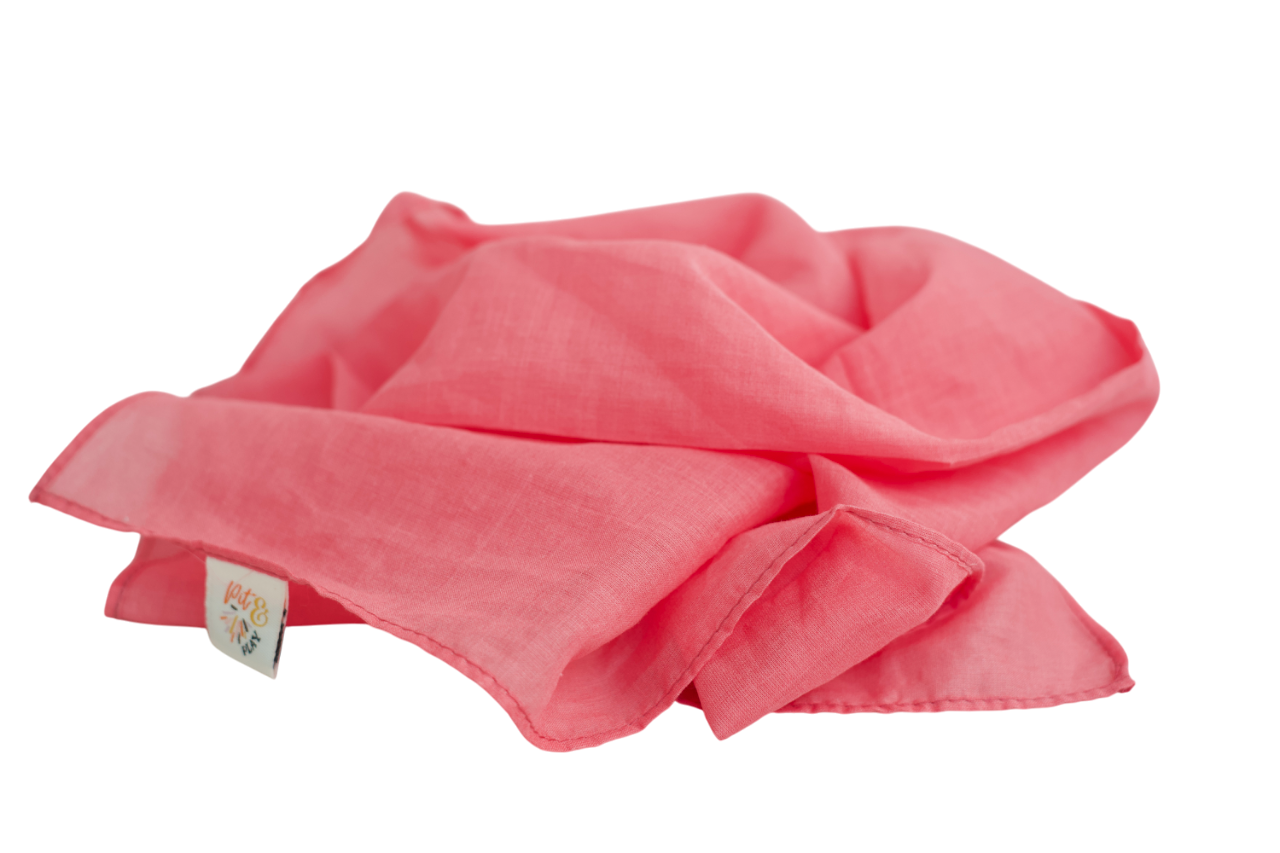 Pit & Play Pastel Speeldoek 48x48cm | Roze