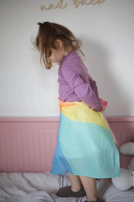 Pit & Play Regenboog Speeldoek 75x75cm | Pastel