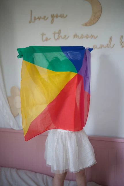 Pit & Play Regenboog Speeldoek 75x75cm | Regenboog