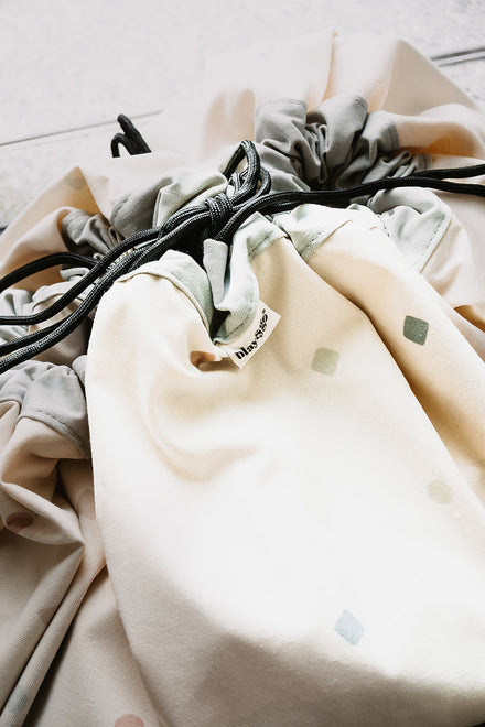 Play & Go Opbergzak & Speelmat | Wereldkaart Kleur