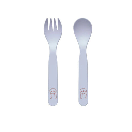 OYOY Silicone Bestek Set 2 | Ice Blue