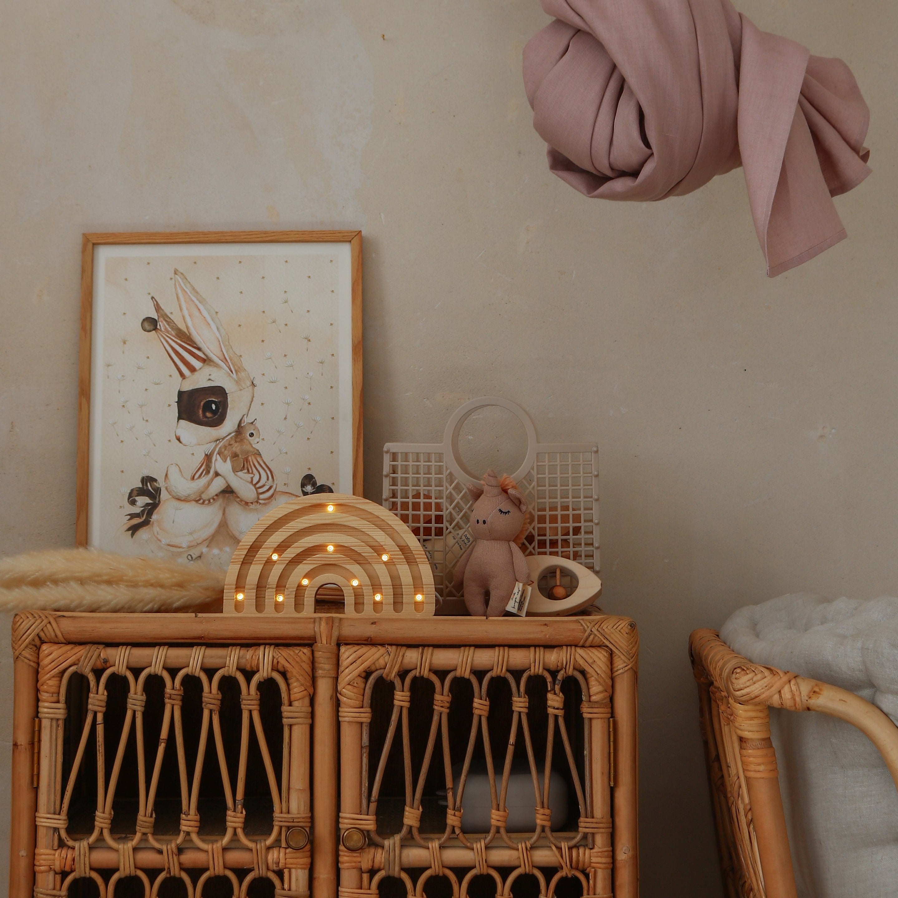 * Little Lights Lamp Mini Rainbow | Wood