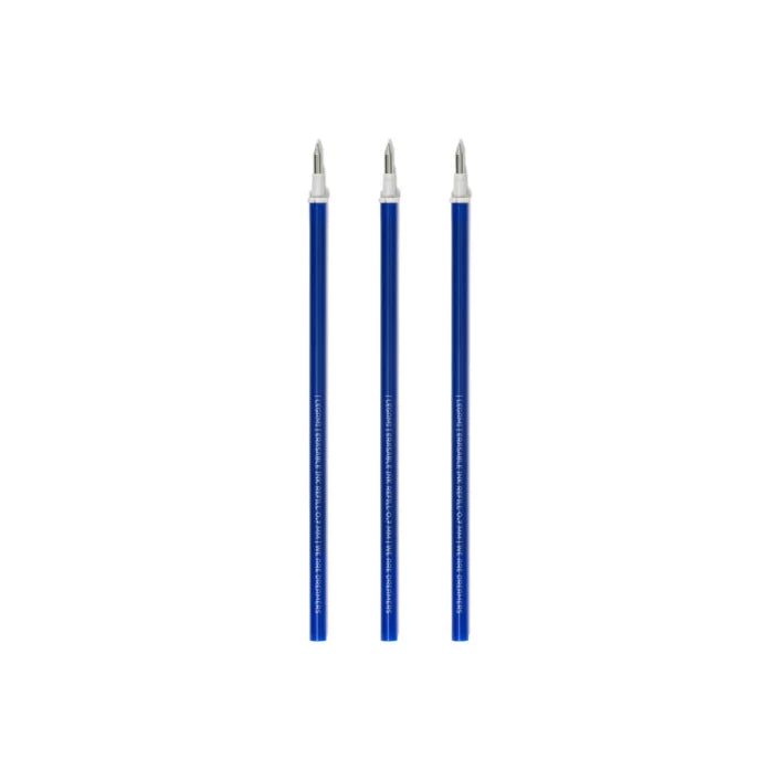 Legami Uitwisbare Erasable Gelpen Set 3 Navullingen | Blauwe Inkt
