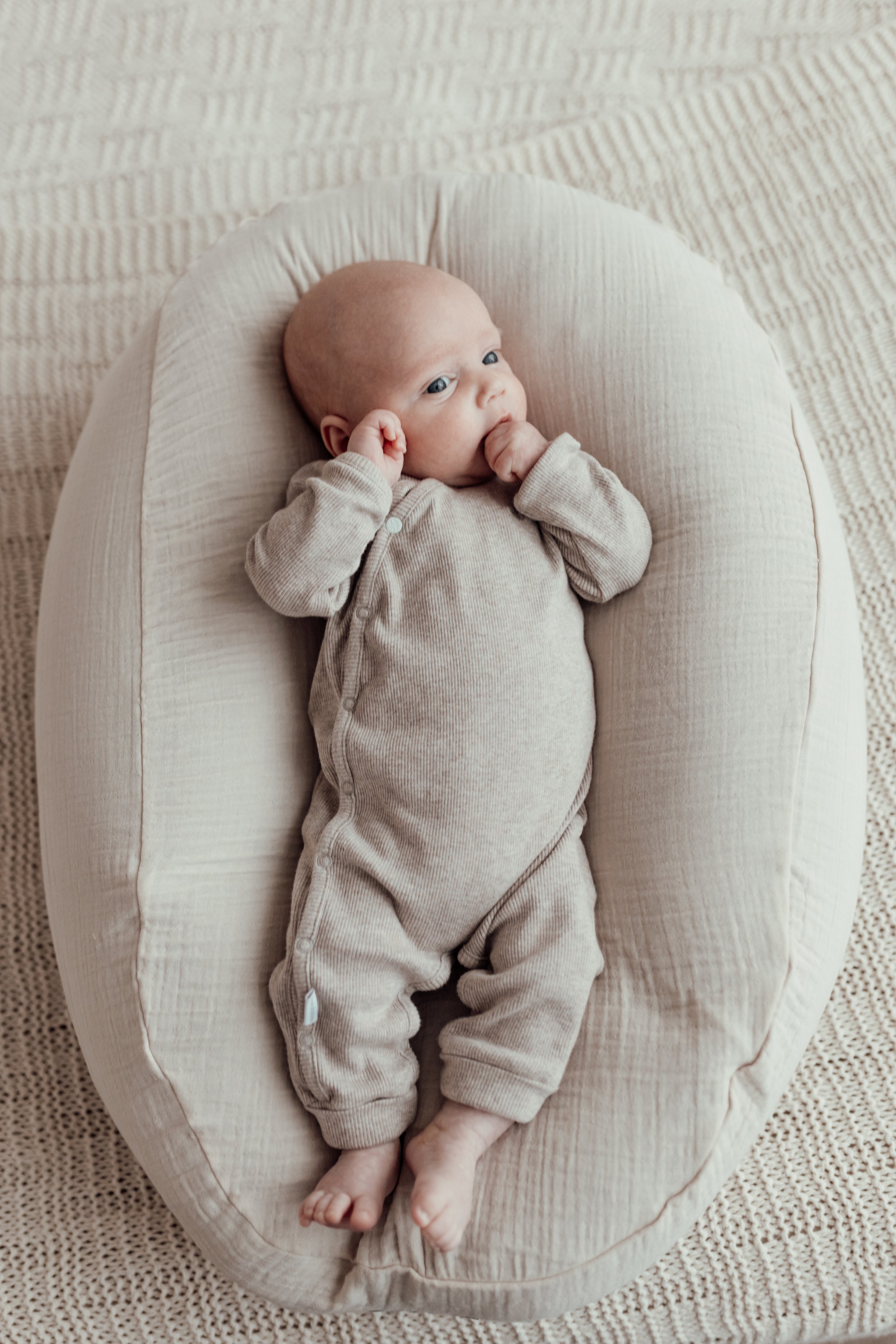 Ilmaha RELAX HOES Voor Voedingskussen Velours | Champagne