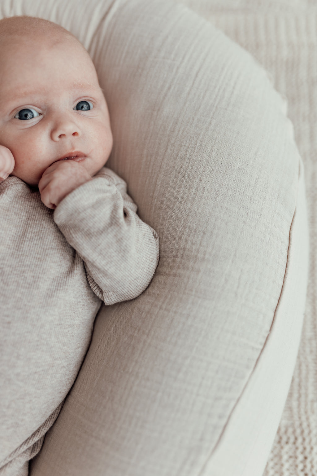 Ilmaha RELAX HOES Voor Voedingskussen Velours | Champagne