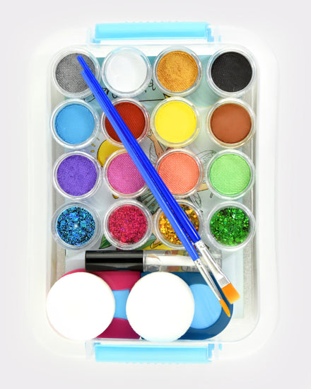 Den Goda Fen Face Paint Kit Box | 23 Stuks
