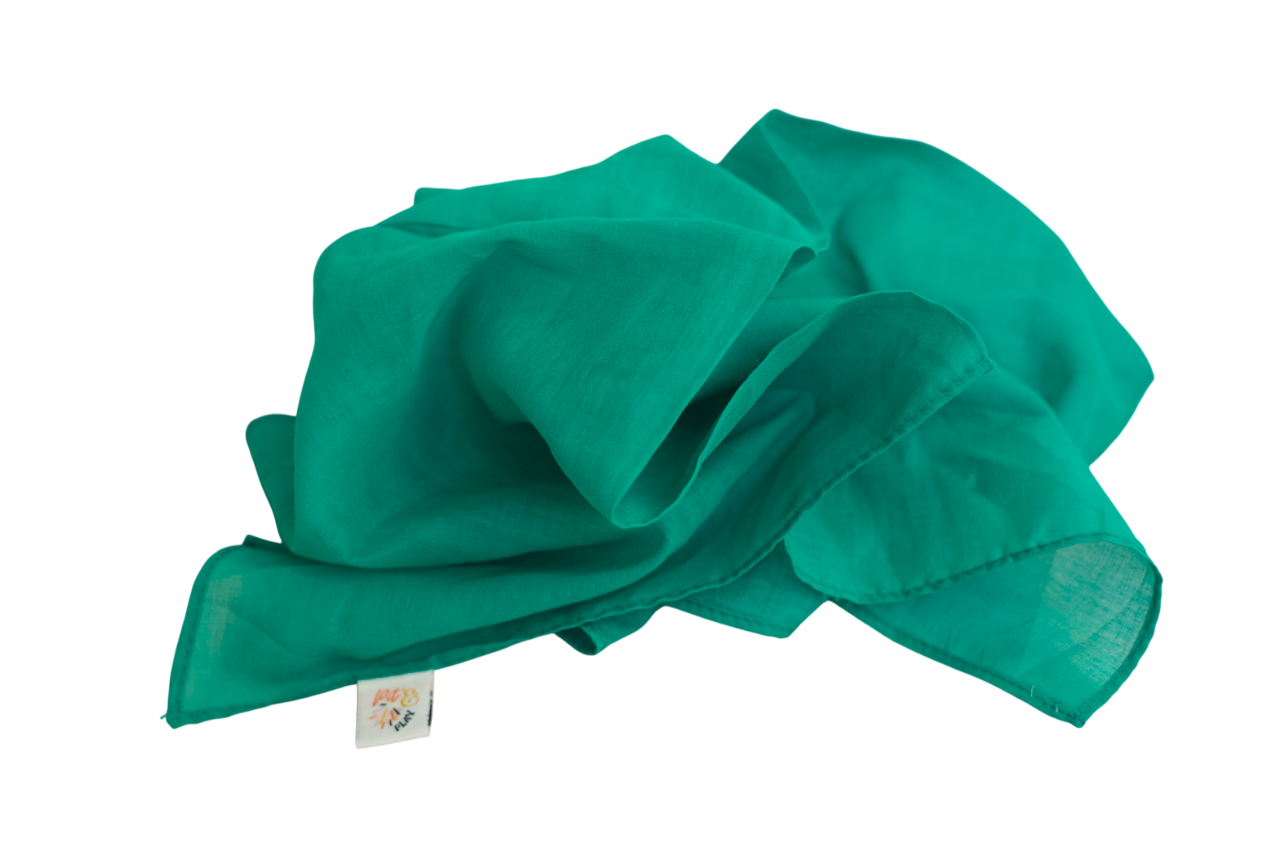 Pit & Play Regenboog Speeldoek 48x48cm | Groen