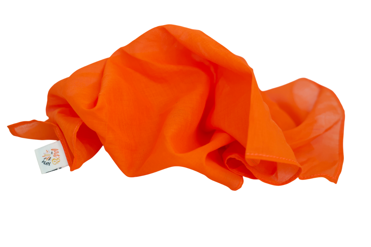 Pit & Play Regenboog Speeldoek 48x48cm | Oranje