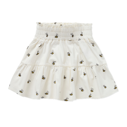 * Sproet & Sprout Smock Rok Beez Print | Off-White
