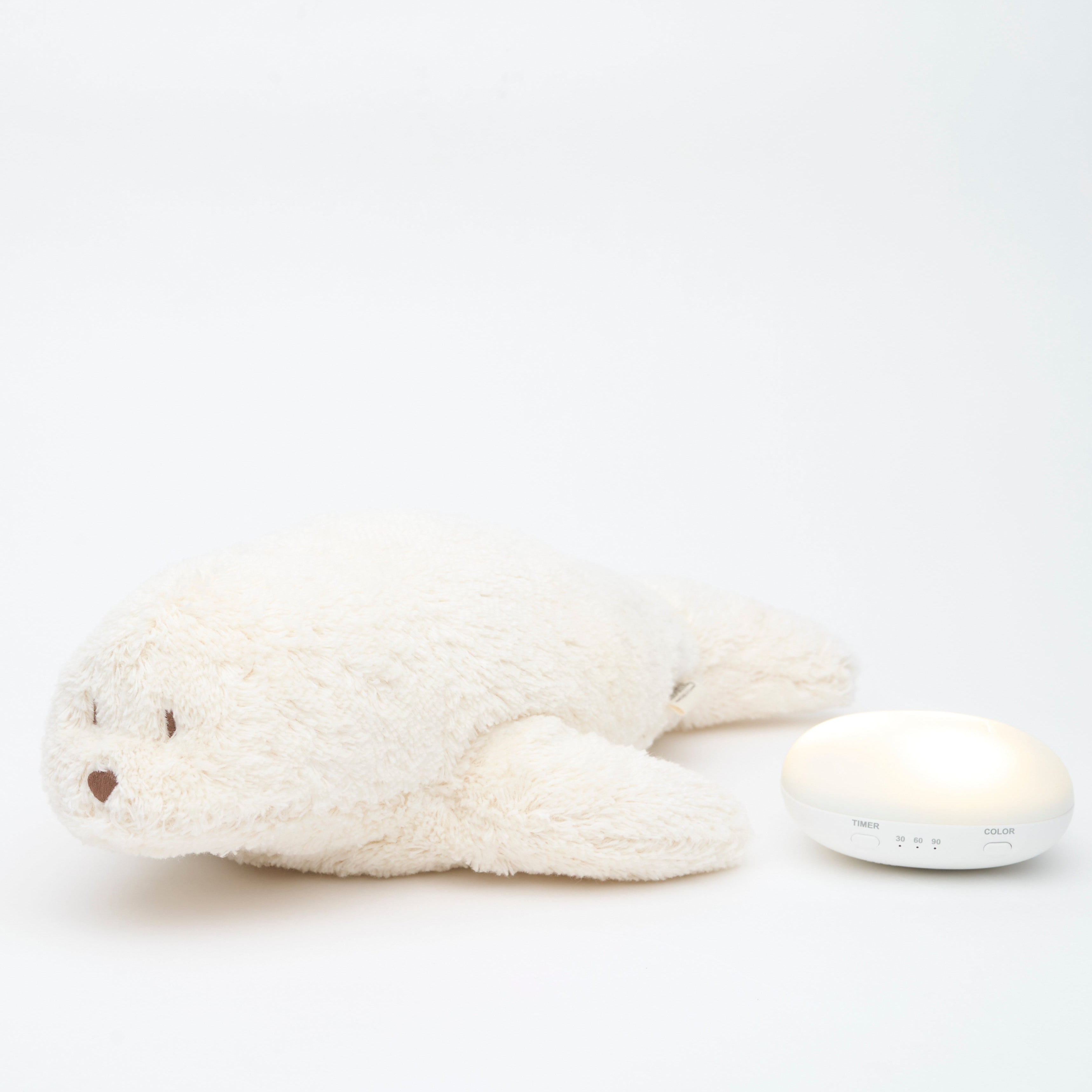Moonie 2.0 - Knuffel Hartslag en Licht | Humming Zeehondje Seal Polar