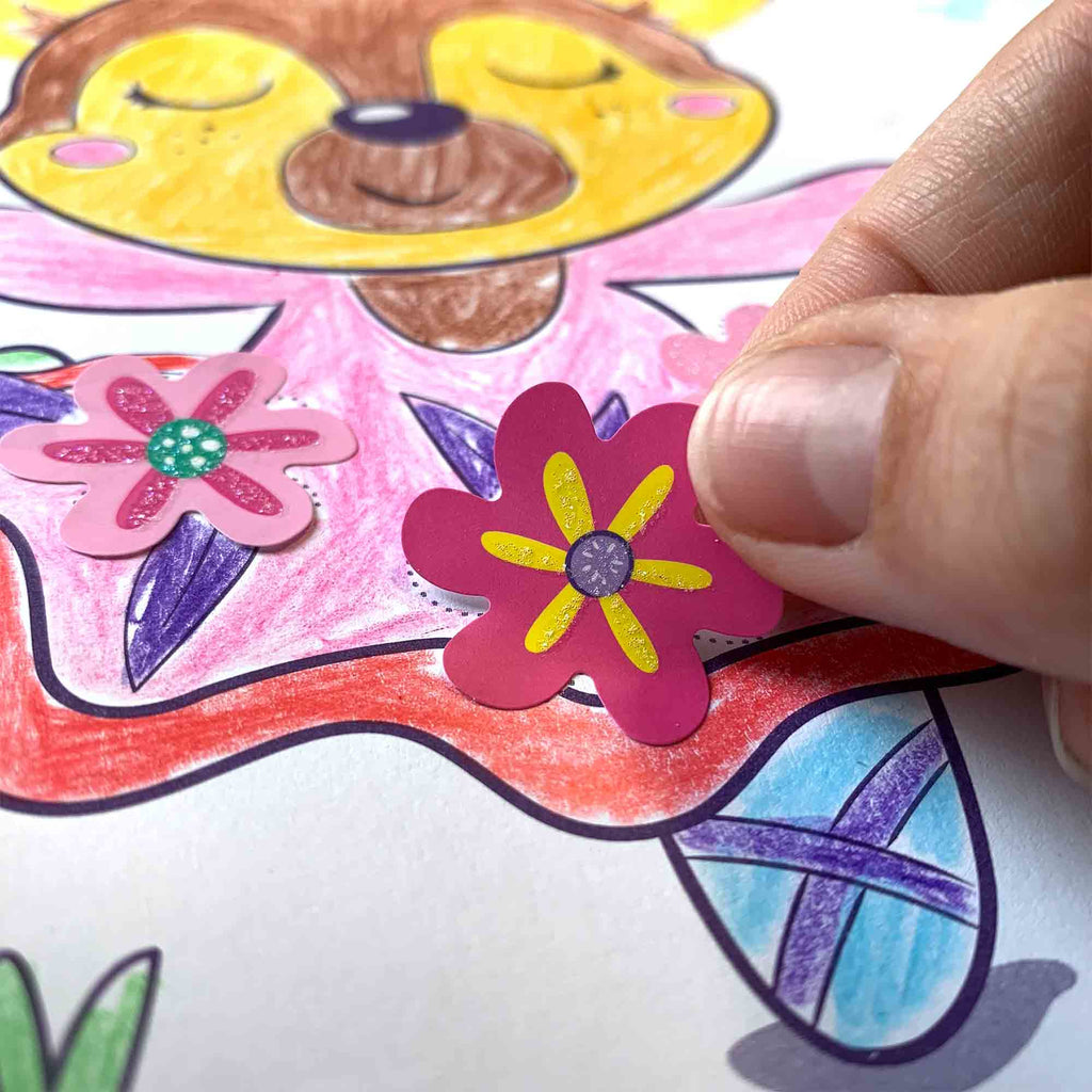 * SES Creative Doe Kleurboek Glitter 3 In 1
