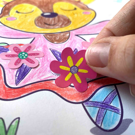* SES Creative Doe Kleurboek Glitter 3 In 1