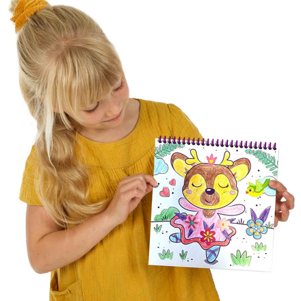 * SES Creative Doe Kleurboek Glitter 3 In 1