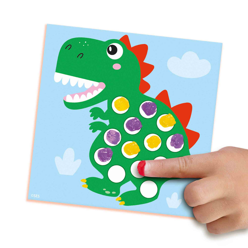 SES Creative My First | Vingerafdruk Verf Dino's
