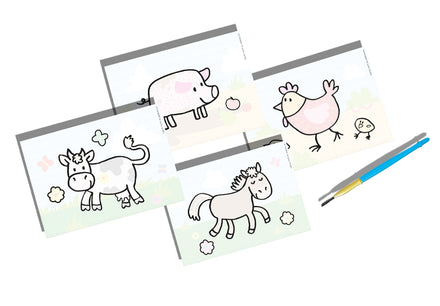 SES Creative My First | Kleuren Met Water Boerderij Dieren