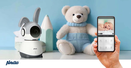 Alecto Wi-fi Baby Monitor Camera SMARTBABY10 | Wit / Grijs