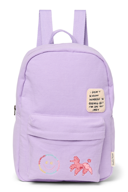 Studio Noos Backpack Midi | Lilac Cotton