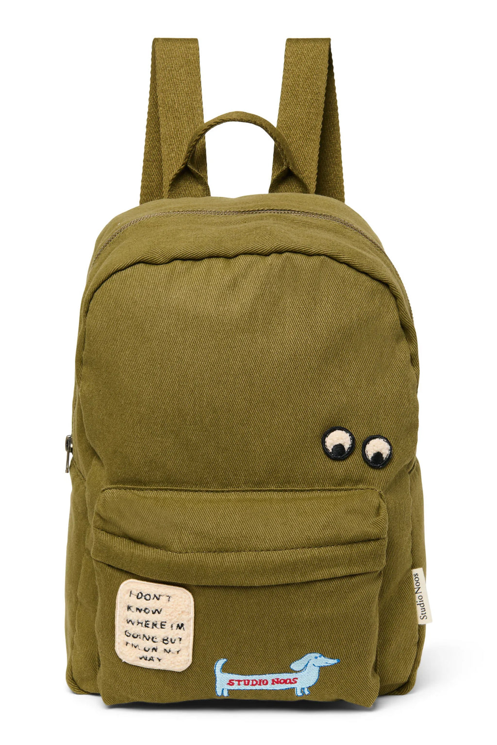 Studio Noos Backpack Midi | Evergreen Cotton Twill